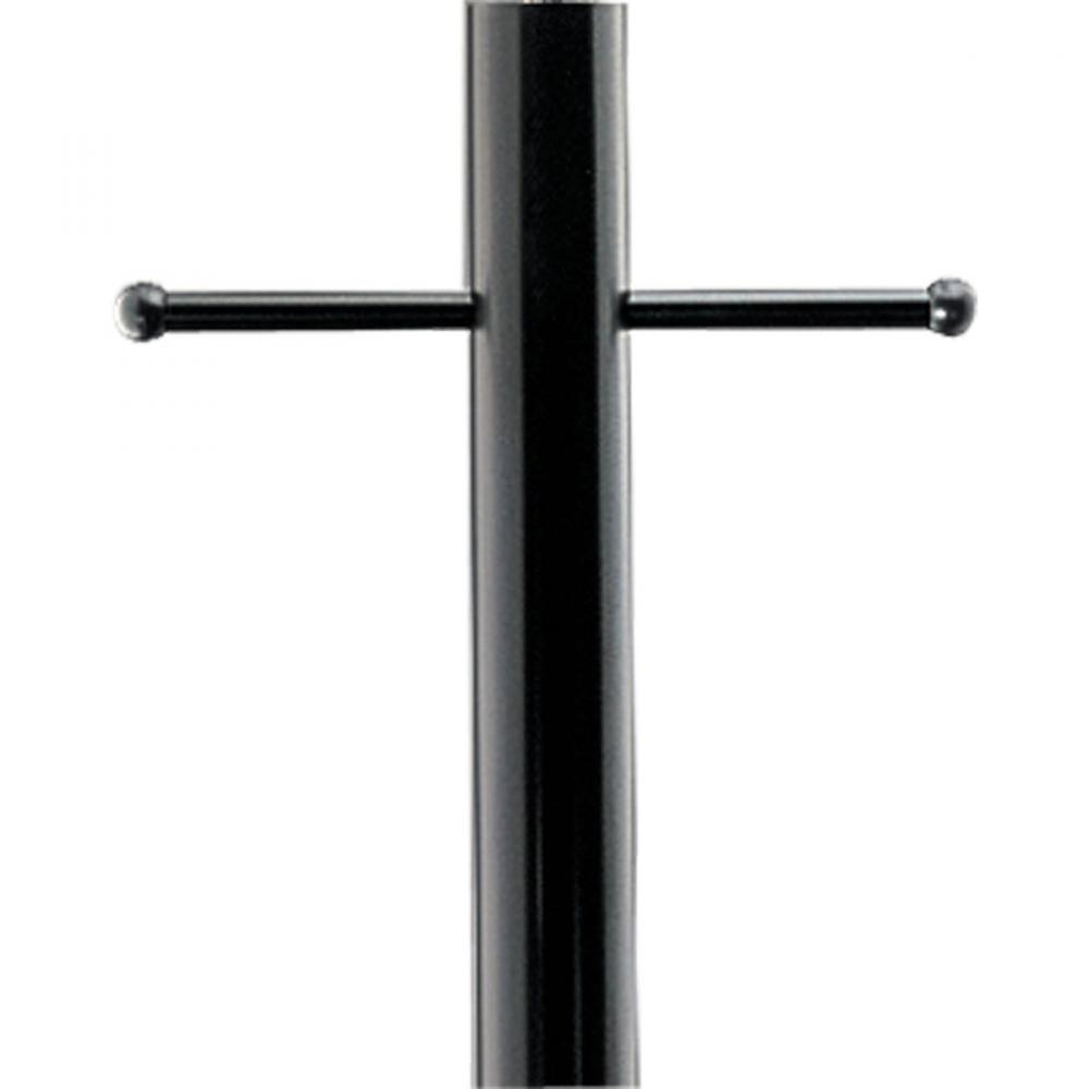 Outdoor 7' Aluminum Post with Ladder Rest