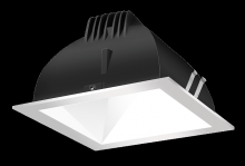 RAB Lighting NDLED6SD-WYY-W-S - RECESSED DOWNLIGHTS 20 LUMENS NDLED6SD 6 INCH SQUARE UNIVERSAL DIMMING WALL WASHER BEAM SPREAD 270