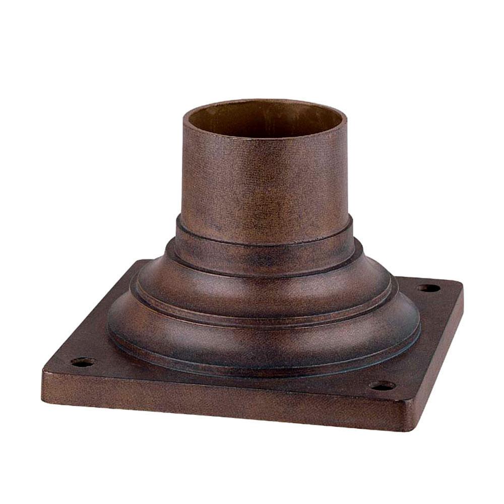 Pier Mount Adapters Collection Outdoor Burled Walnut Pier Mount
