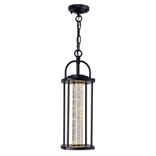 CWI Lighting 0407P6-1-101 - Greenwood LED Outdoor Black Pendant