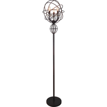 CWI Lighting 5465F14DB-3 - Campechia 3 Light Floor Lamp With Brown Finish