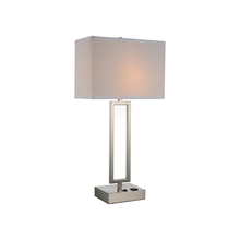 CWI Lighting 9915T14-1-606 - Torren 1 Light Table Lamp With Satin Nickel Finish