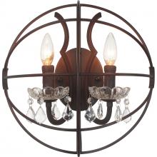CWI Lighting 5465W14DB-2 - Campechia 2 Light Wall Sconce With Brown Finish