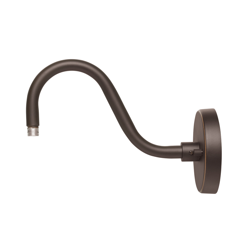 10 Inch Outdoor Goose Neck Wall Mount