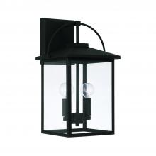 Capital 948021BK - 2-Light Outdoor Wall-Lantern
