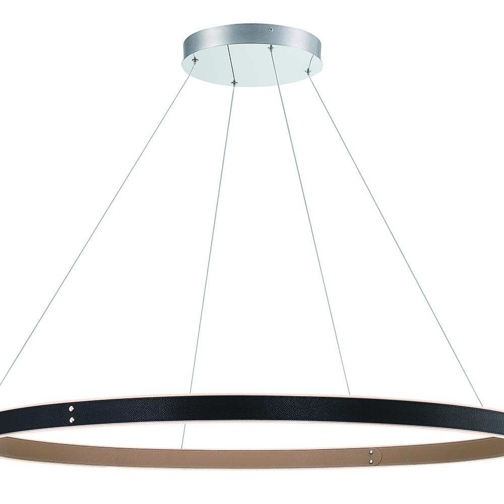 VERDURA,MED,RND,CHANDELIER,BLK