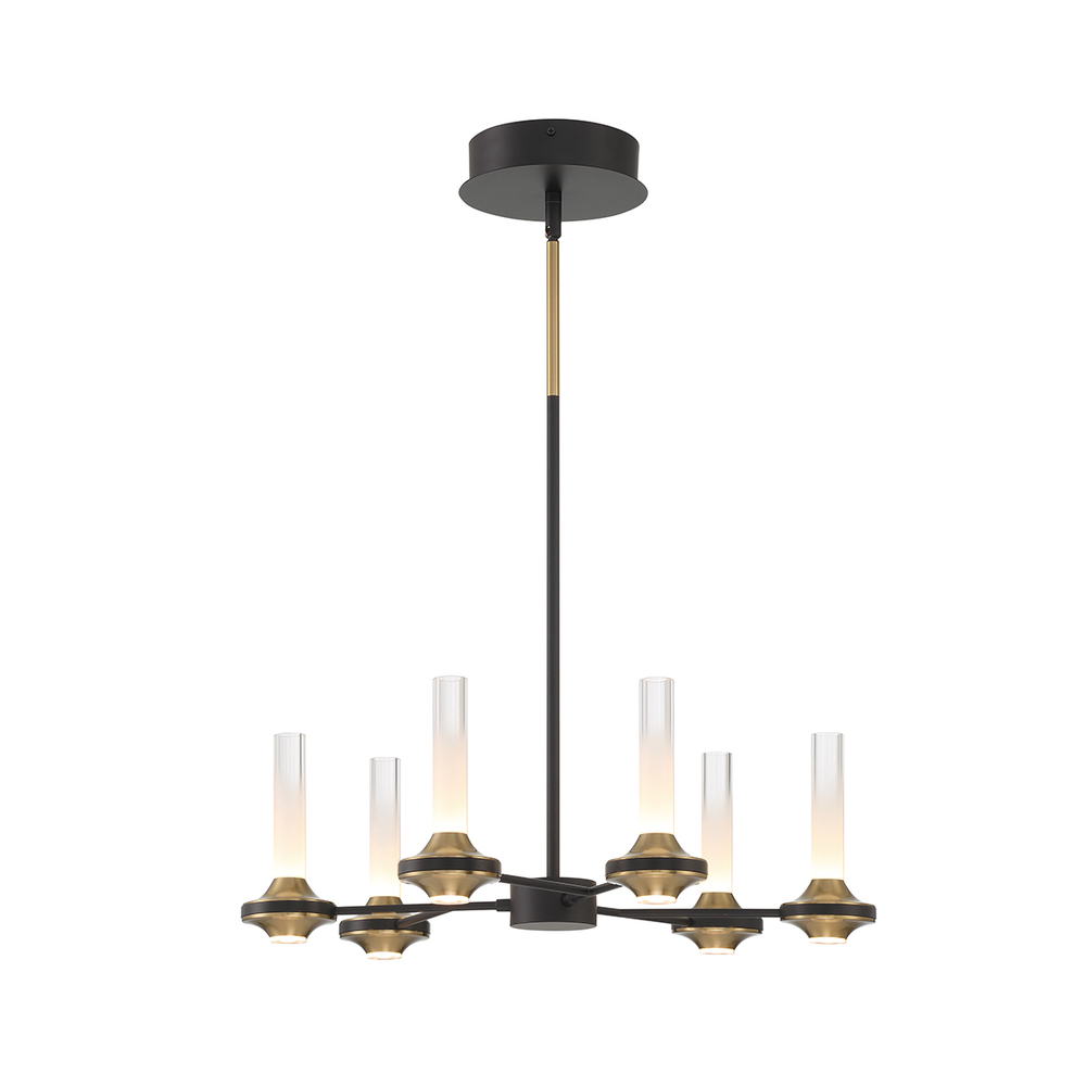 TORCIA, 6LT CHANDELIER S, BLK