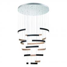 Eurofase 43902-019 - VERDURA,1LT LED CHANDELIER,BLK