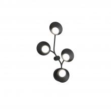 Kuzco Lighting Inc WS90120-BK - Rotaire Black LED Wall Sconce