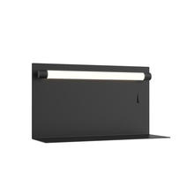 Kuzco Lighting Inc WS16912-BK - DRESDEN 12" WALL SCONCE BLACK 7W, 120VAC WITH LED DRIVER AND USB PORT, 3000K, 90CRI