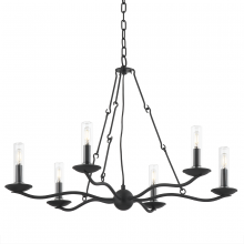 Troy F6307-FOR - 6 LIGHT EXTERIOR CHANDELIER