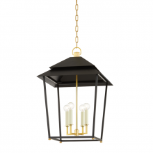 Hudson Valley 5127-AGB/SBK - 4 LIGHT LANTERN