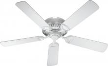 Quorum 51525-6 - MEDALLION 52" 5BL FAN -WH