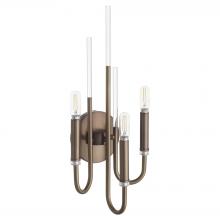 Quorum 5223-3-81 - SUMMIT 3LT WALL MOUNT -DARK BRASS