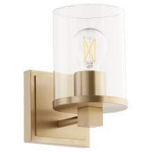 Quorum 523-1-80 - BOLTON 1LT WALL MOUNT - AGED BRASS
