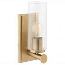 Quorum 540-1-80 - JUNIPER 1LT WALL MOUNT - AGED BRASS