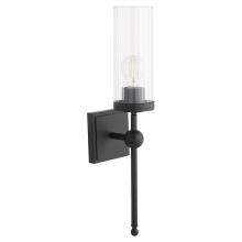 Quorum 560-1-59 - LEE BOULEVARD 1LT WALL MOUNT -MATTE BLACK