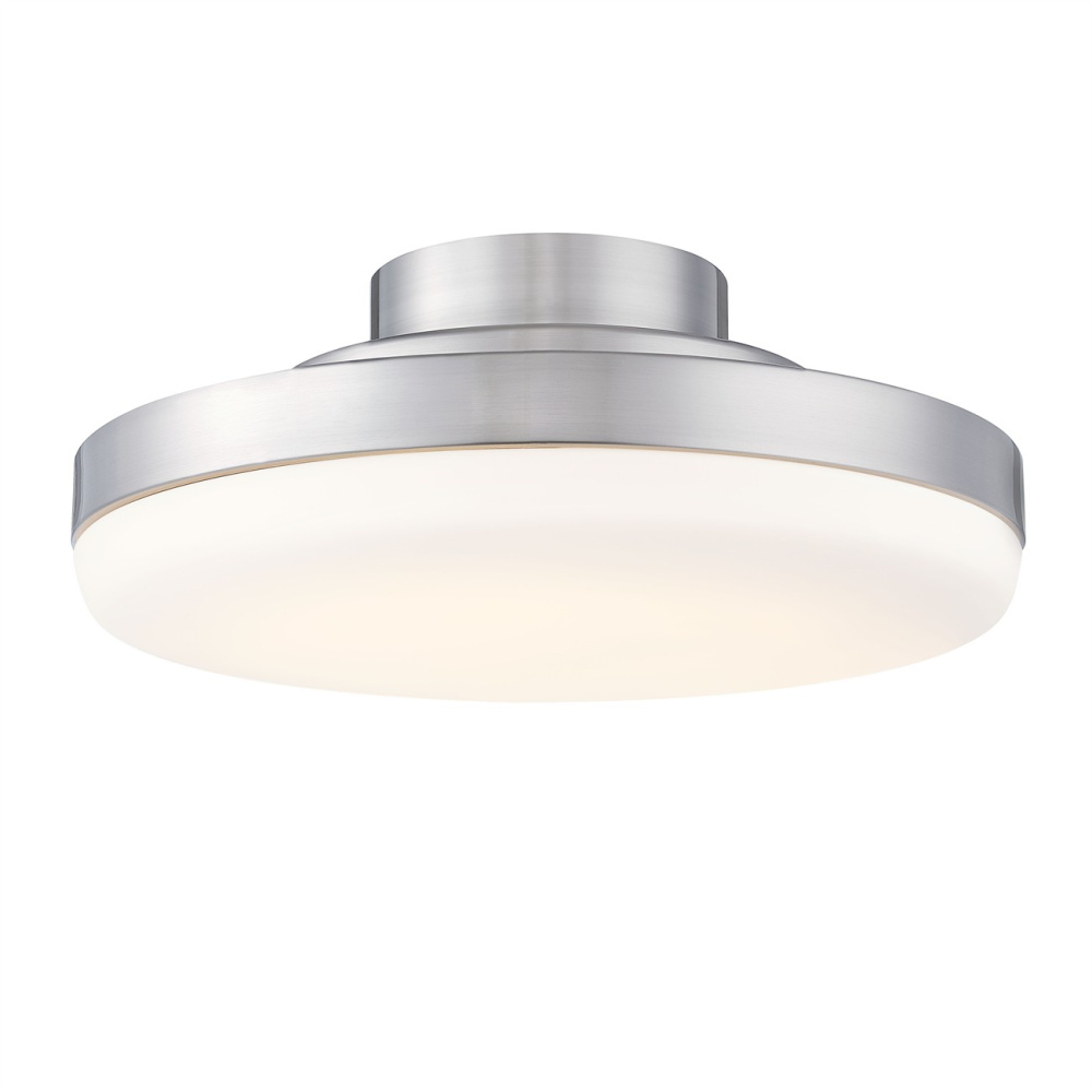 TriAire Ceiling Fan 12-inch Correlated Color Temperature (CCT) Select LED Light Kit - Brushed Nickel